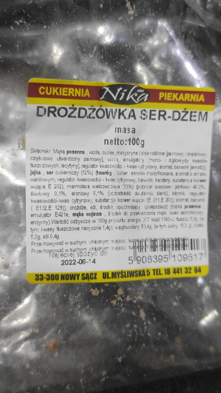 Zdjęcia - drożdżówka ser-dzem nika