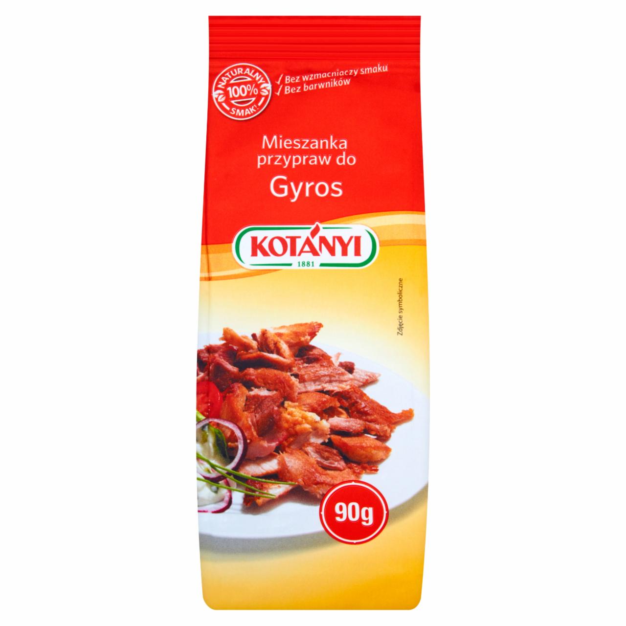 Zdjęcia - Kotányi Mieszanka przypraw do gyros 90 g