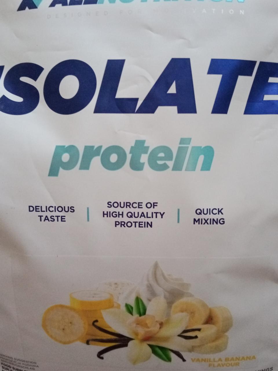 Zdjęcia - Isolate Proiein vanilla banana Allnutrition