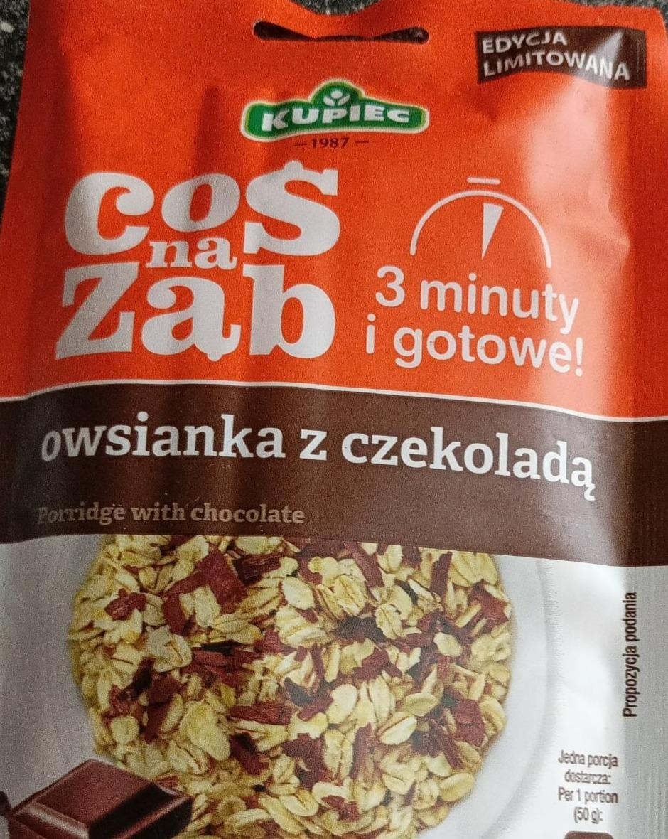 Zdjęcia - Coś na ząb owsianka z czekoladą Kupiec