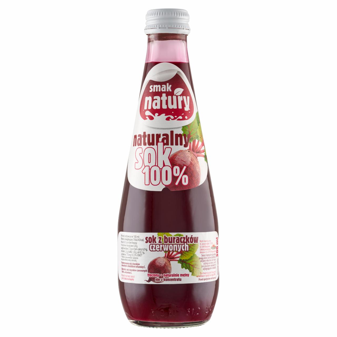 Zdjęcia - Smak natury Sok z buraczków czerwonych 300 ml