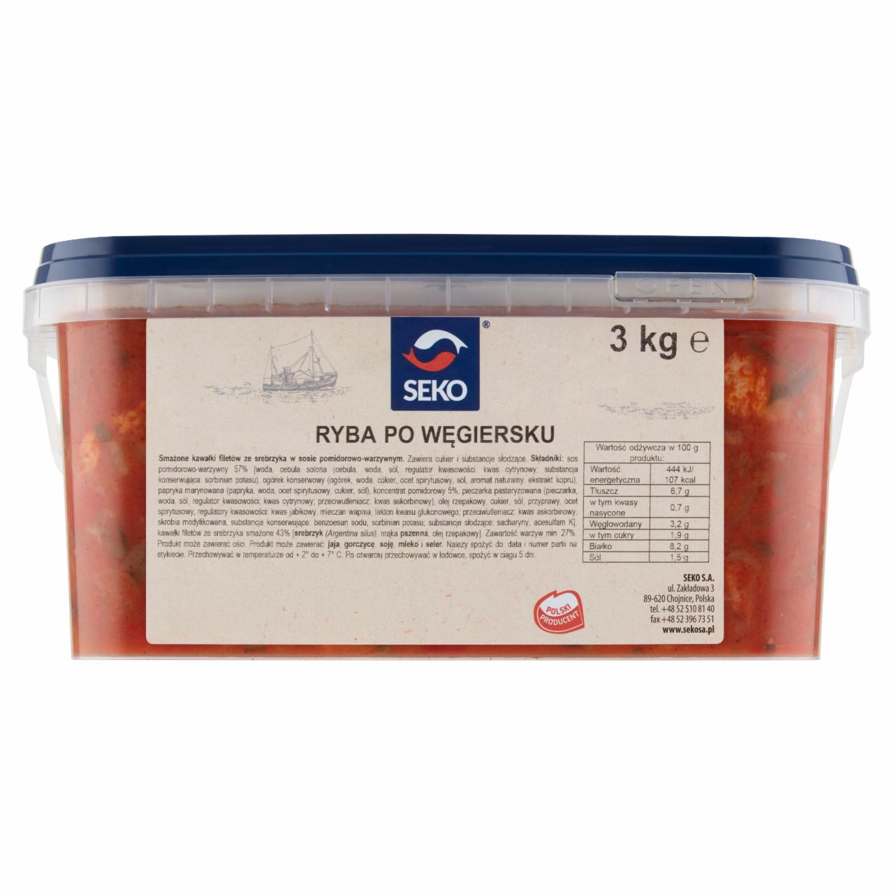 Zdjęcia - Seko Ryba po węgiersku 3 kg