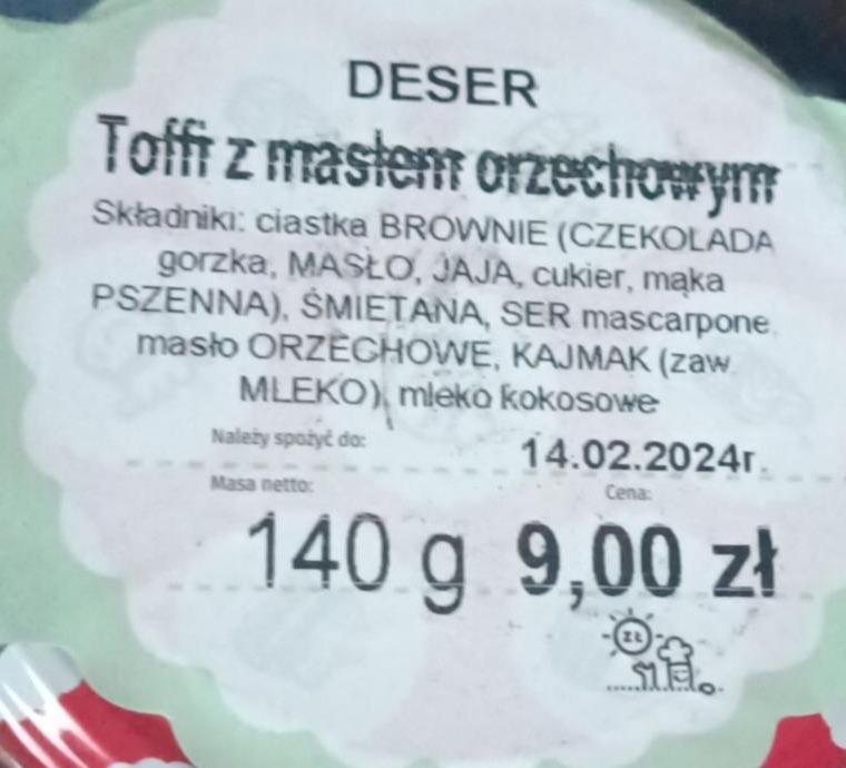 Zdjęcia - Toffi z masłem orzechowym Ślimak