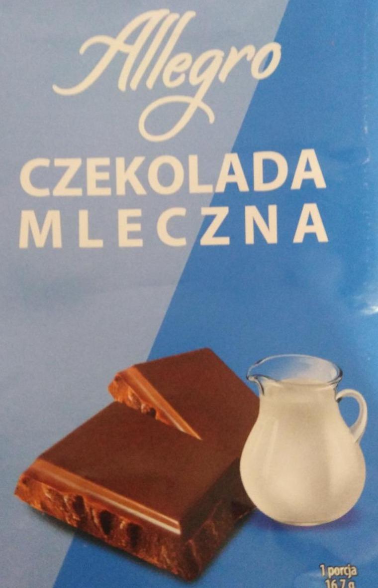 Zdjęcia - Czekolada mleczna Allegro