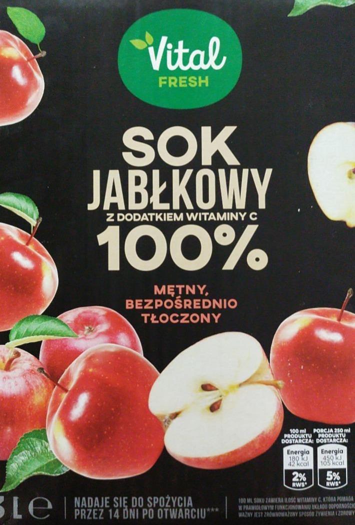 Zdjęcia - vital fresh sok jabłkowy mętny, bezpośrednio tłoczony