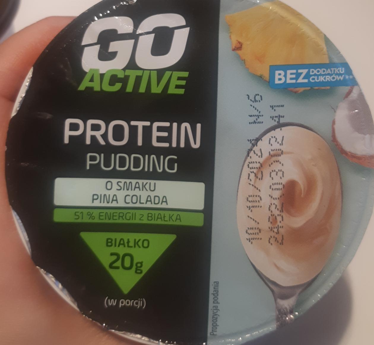 Zdjęcia - Protein pudding o smaku pina colada Go Active