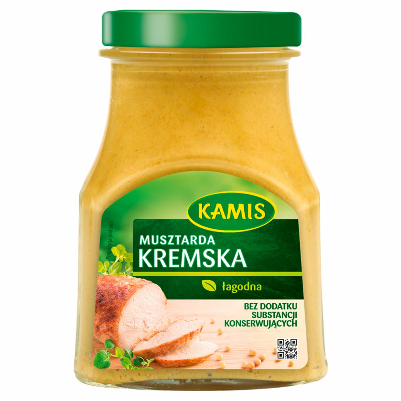 Zdjęcia - Musztarda kremska 185 g Kamis