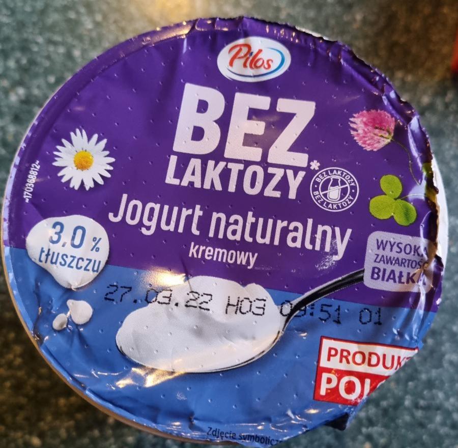 Zdjęcia - Jogurt naturalny kremowy bez laktozy Pilos