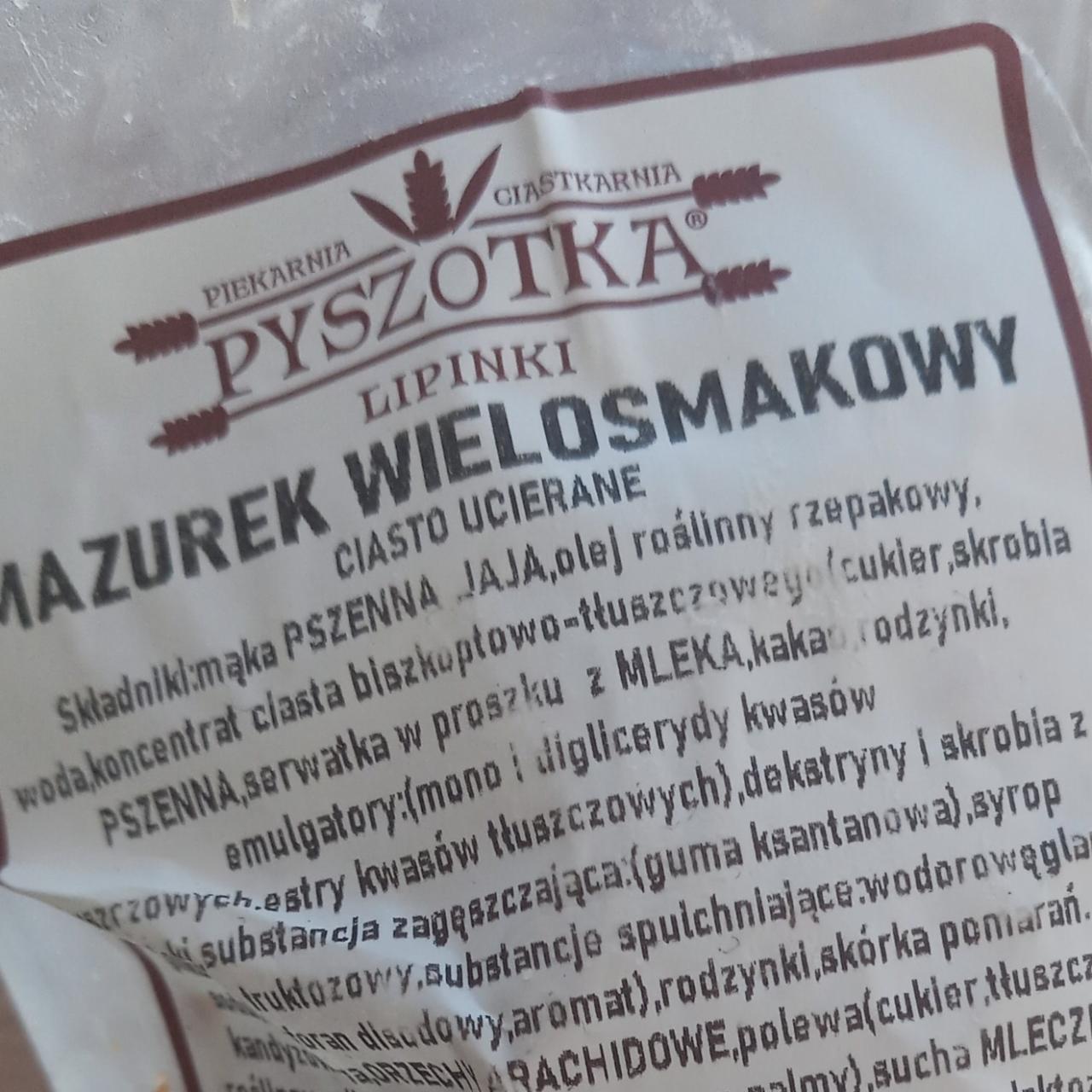 Zdjęcia - Mazurek wielosmakowy Pyszotka