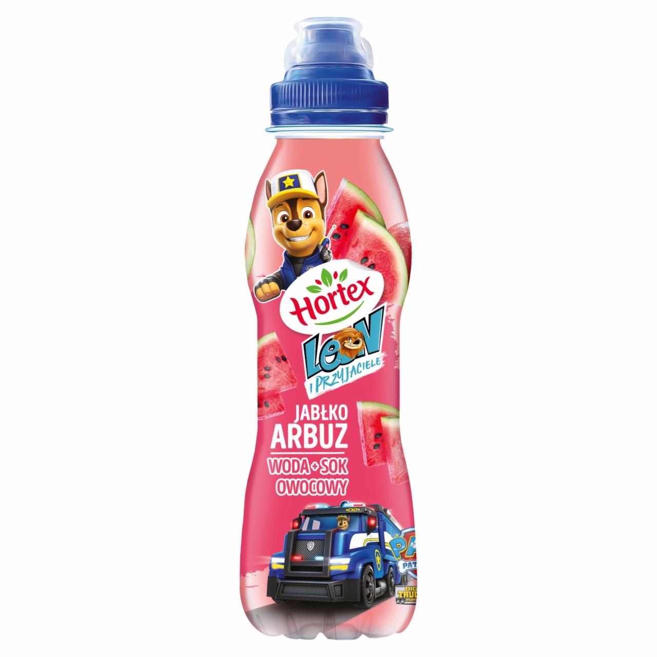 Zdjęcia - Hortex Leon i Przyjaciele Napój owocowy jabłko-arbuz 400 ml