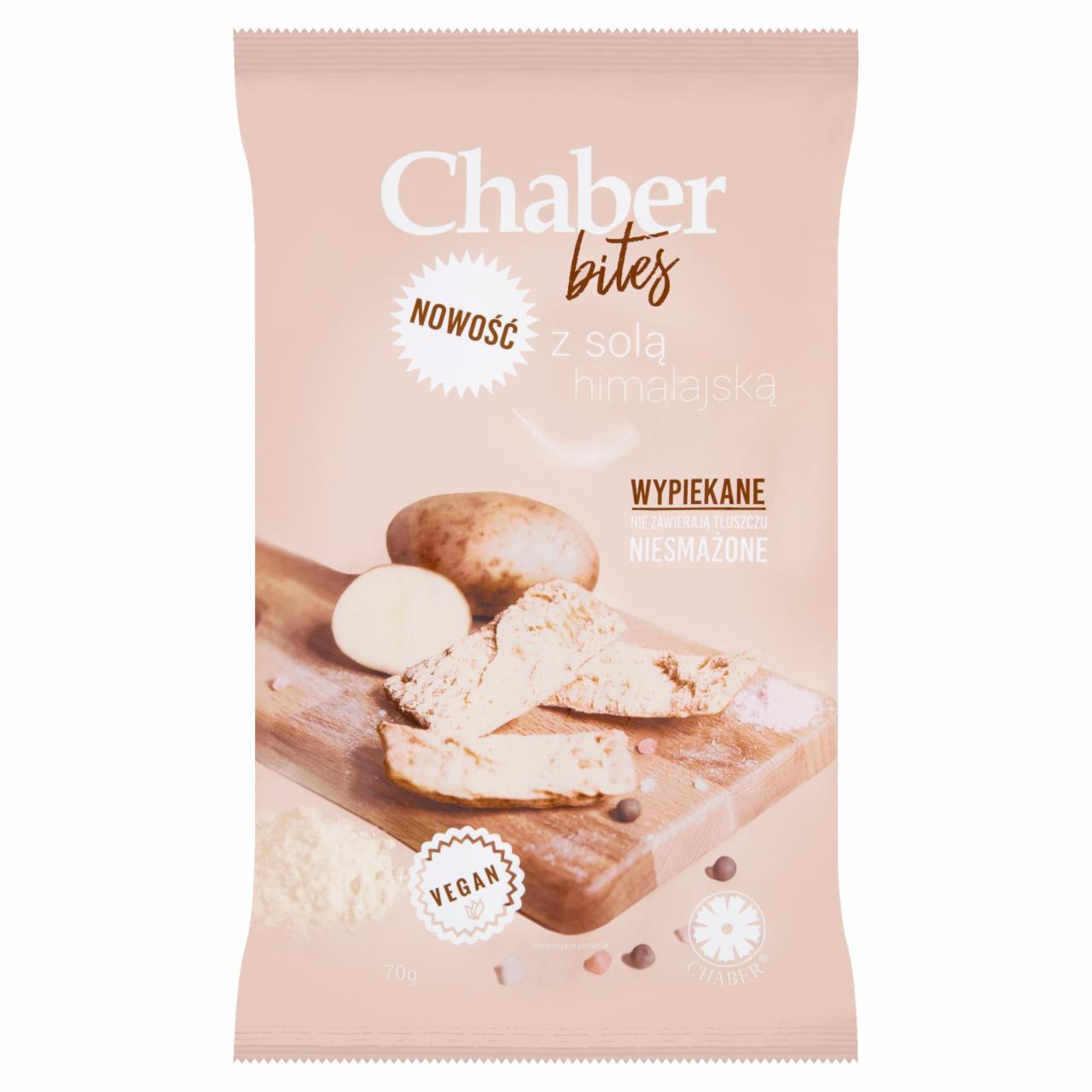 Zdjęcia - Chaber Bites Snacki ziemniaczane z solą himalajską 70 g