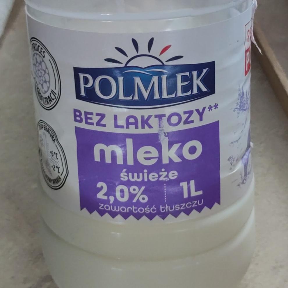 Zdjęcia - Polmlek Łagodne Mleko UHT bez laktozy 2% 1 l