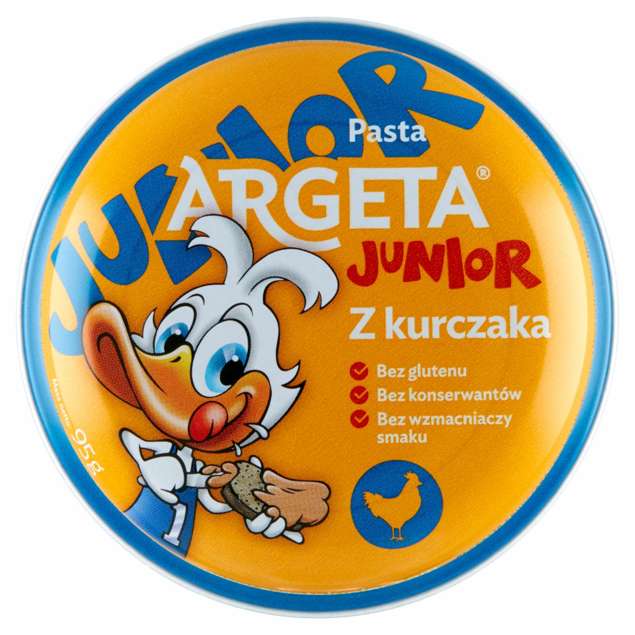 Zdjęcia - Argeta Junior Pasta z kurczaka 95 g