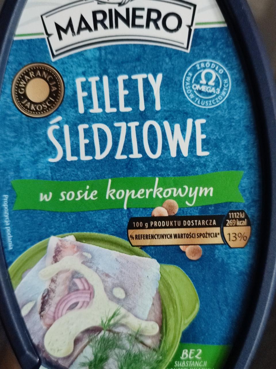 Zdjęcia - filety śledziowe w sosie koperkowym Marinero