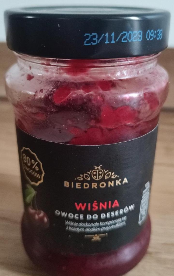 Zdjęcia - Wiśnia owoce do deserów Biedronka