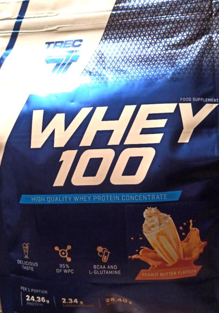 Zdjęcia - Whey 100 peanut butter Trec