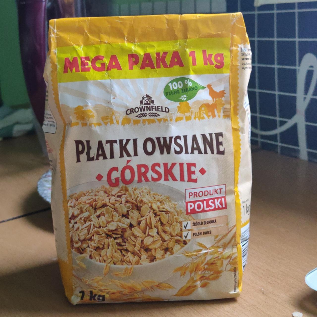 Zdjęcia - Płatki Owsiane Górskie mega paka Crownfield