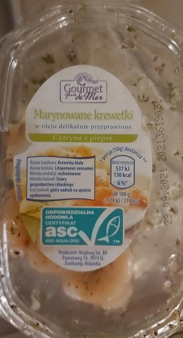 Zdjęcia - Marynowane krewetki w oleju Gourmet de mer