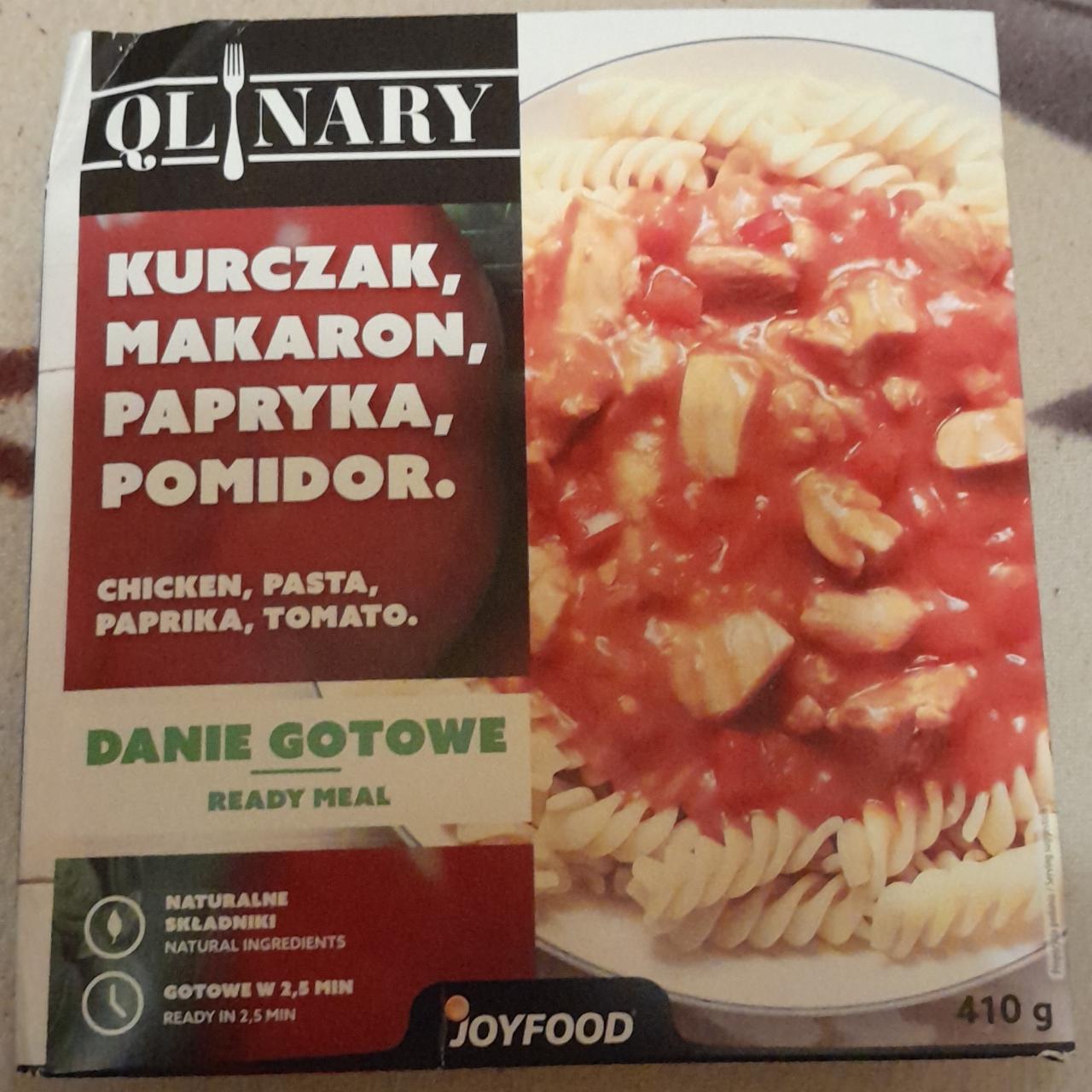 Zdjęcia - Kurczak, makaron, papryka, pomidor. Qlinary