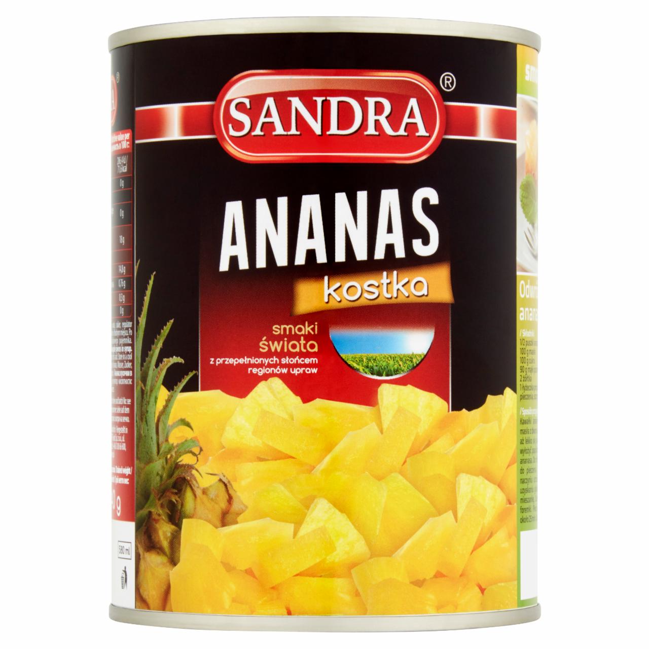 Zdjęcia - Ananas kostka Sandra