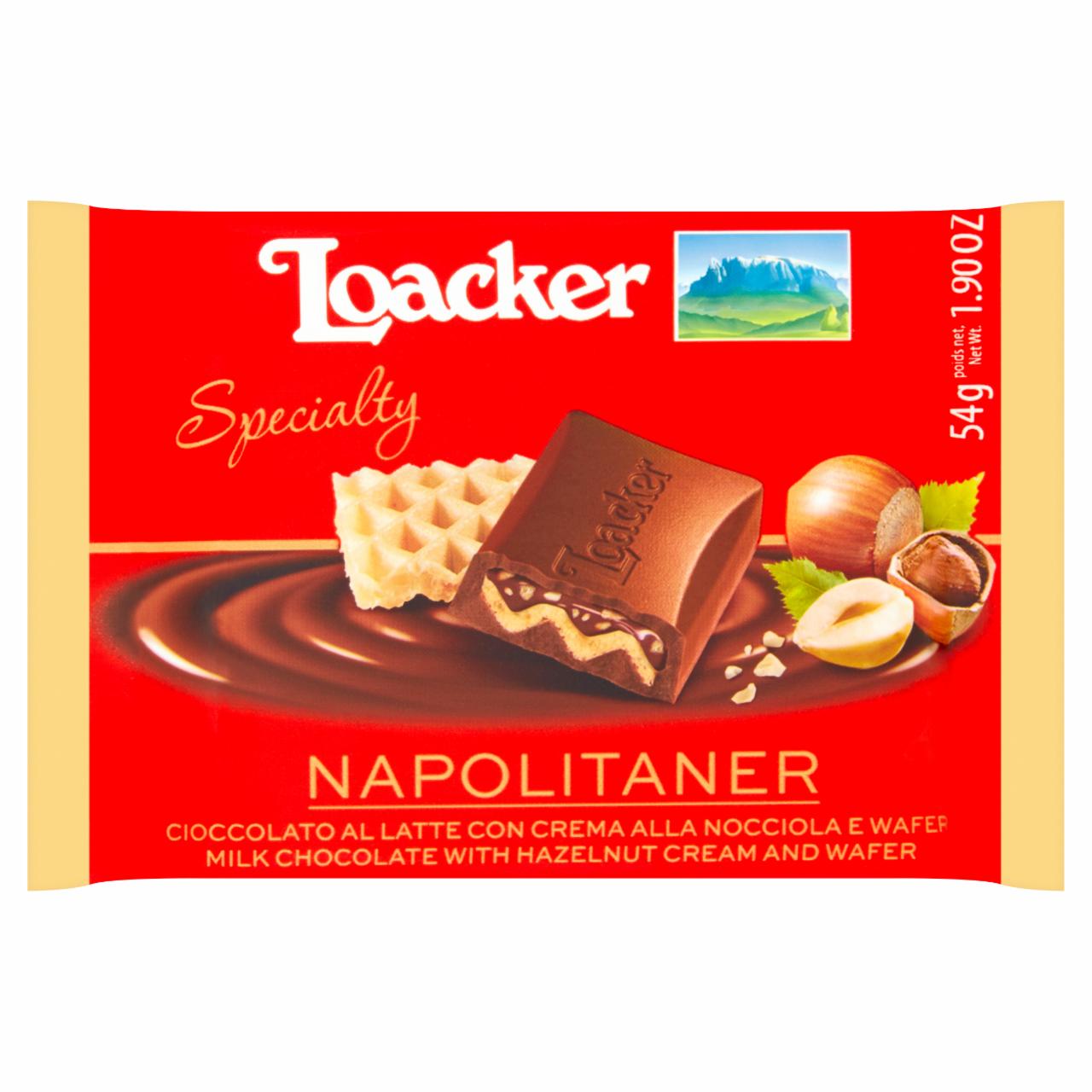 Zdjęcia - Loacker Napolitaner Czekolada mleczna 54 g