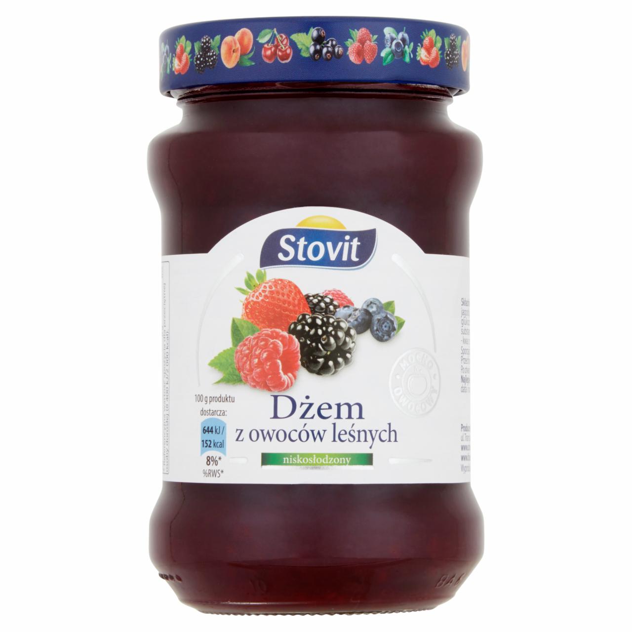 Zdjęcia - Stovit Dżem z owoców leśnych niskosłodzony 410 g