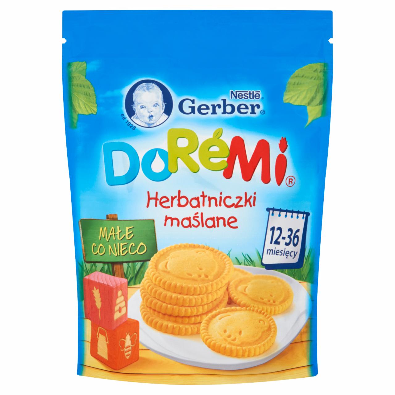 Zdjęcia - Gerber DoReMi Herbatniczki maślane 12-36 miesięcy 180 g