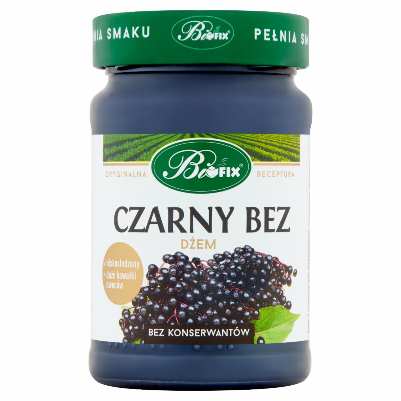 Zdjęcia - Bifix Dżem czarny bez o obniżonej zawartości cukru 290 g