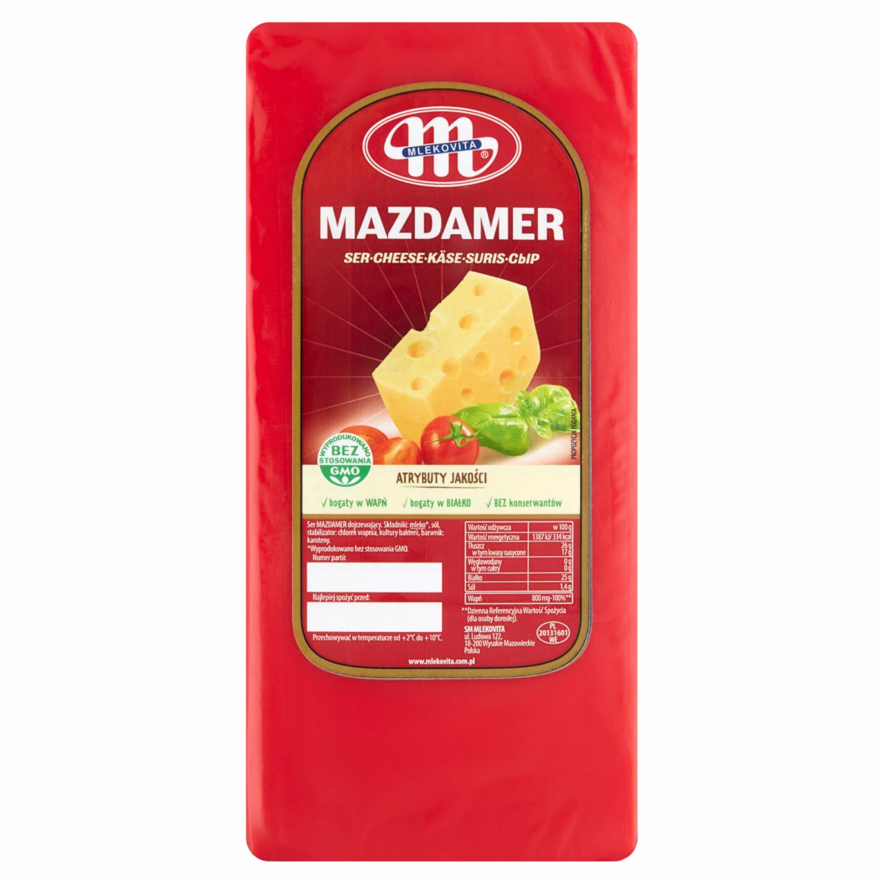 Zdjęcia - Mlekovita Ser Mazdamer