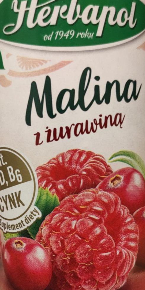 Zdjęcia - Herbapol Suplement diety malina z żurawiną 420 ml