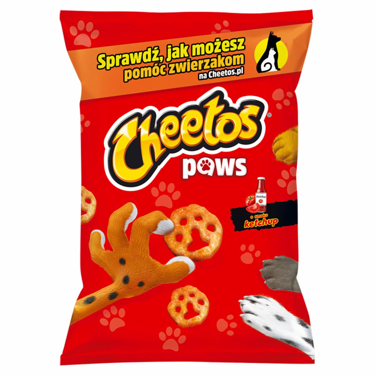 Zdjęcia - Cheetos Paws Chrupki kukurydziane o smaku ketchup 85 g