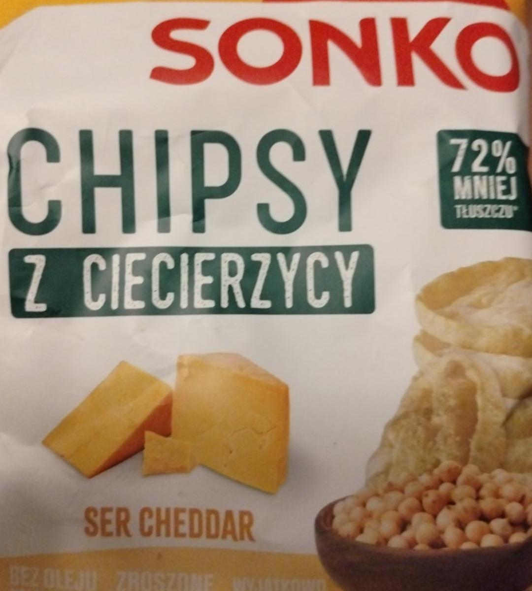 Zdjęcia - Chipsy z ciecierzycy ser cheddar Sonko