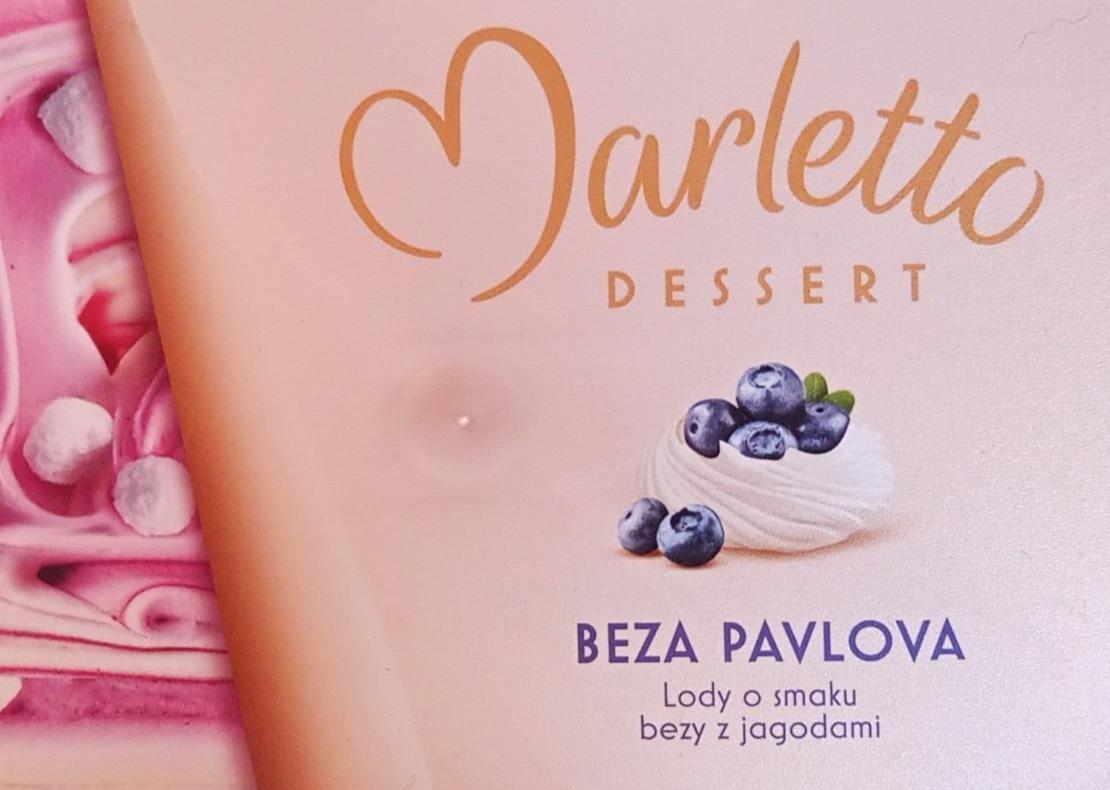 Zdjęcia - Beza Pavlova z jagodami Marletto