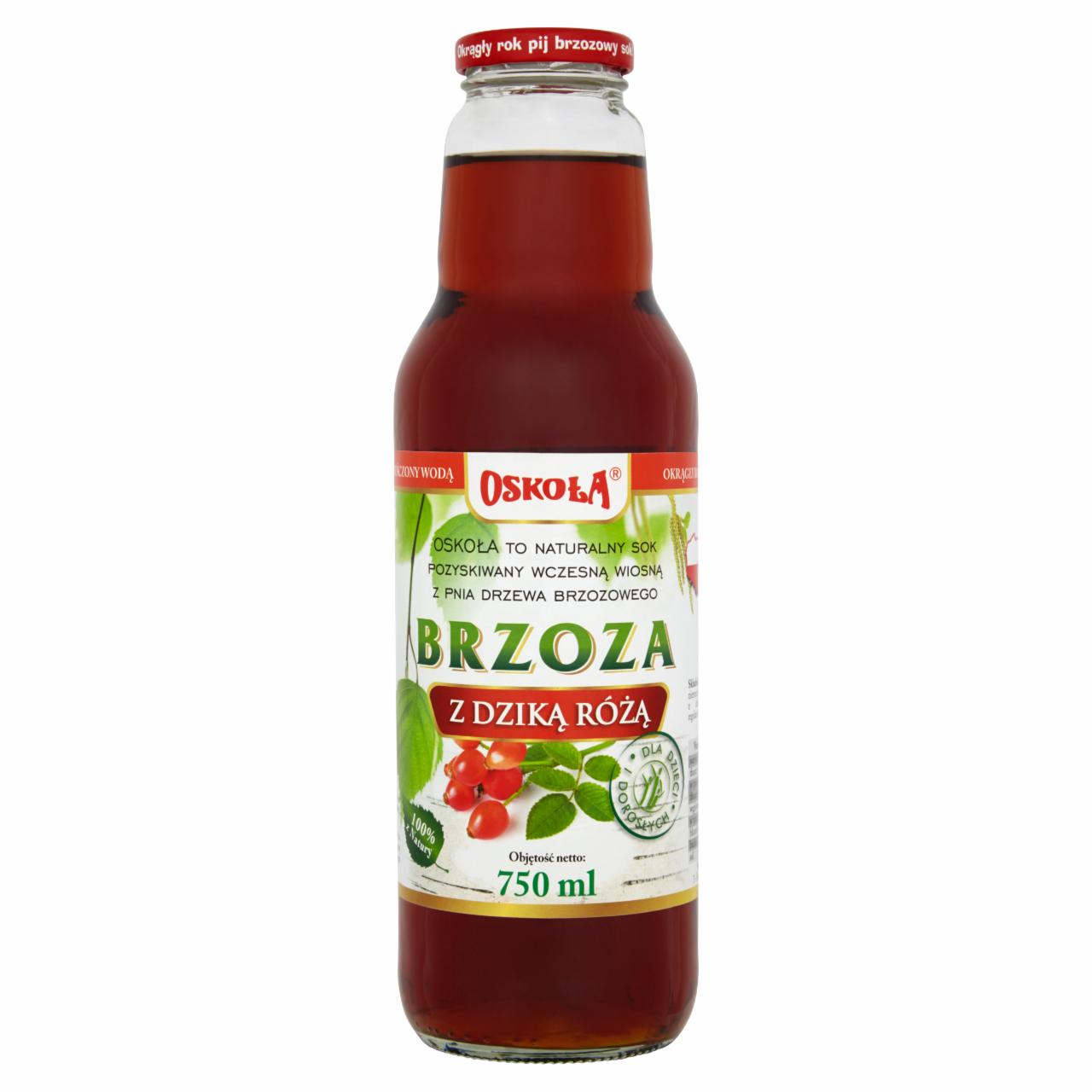 Zdjęcia - Oskoła Brzoza z dziką różą Naturalny sok 750 ml