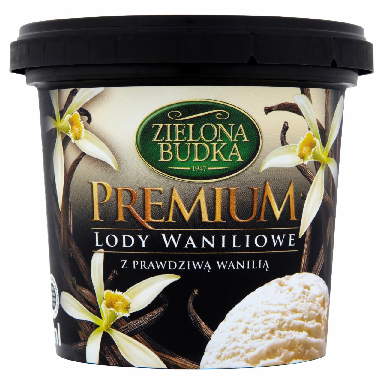 Zdjęcia - Zielona Budka Premium Lody waniliowe z prawdziwą wanilią 500 ml