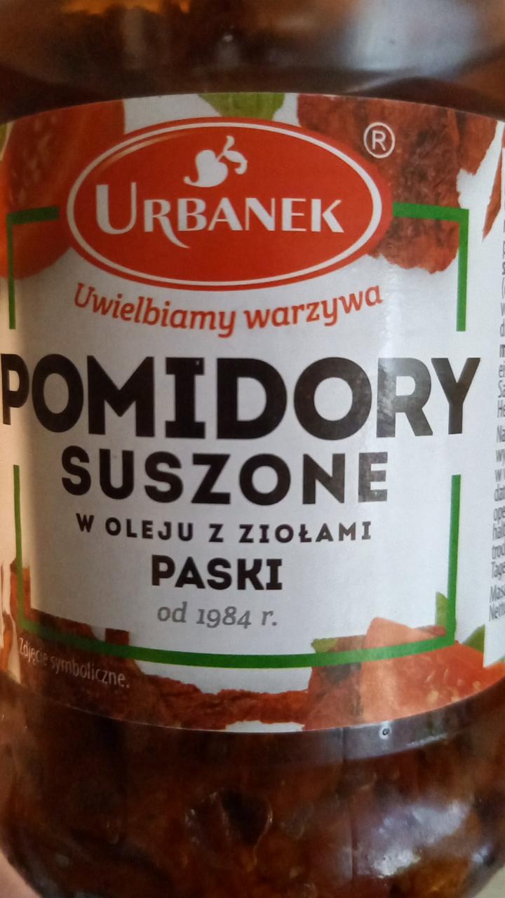 Zdjęcia - Pomidory suszone w oleju z ziołami paski urbanek 270g