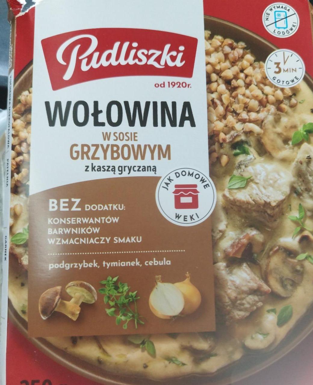 Zdjęcia - Wołowina w sosie grzybowym Pudliszki