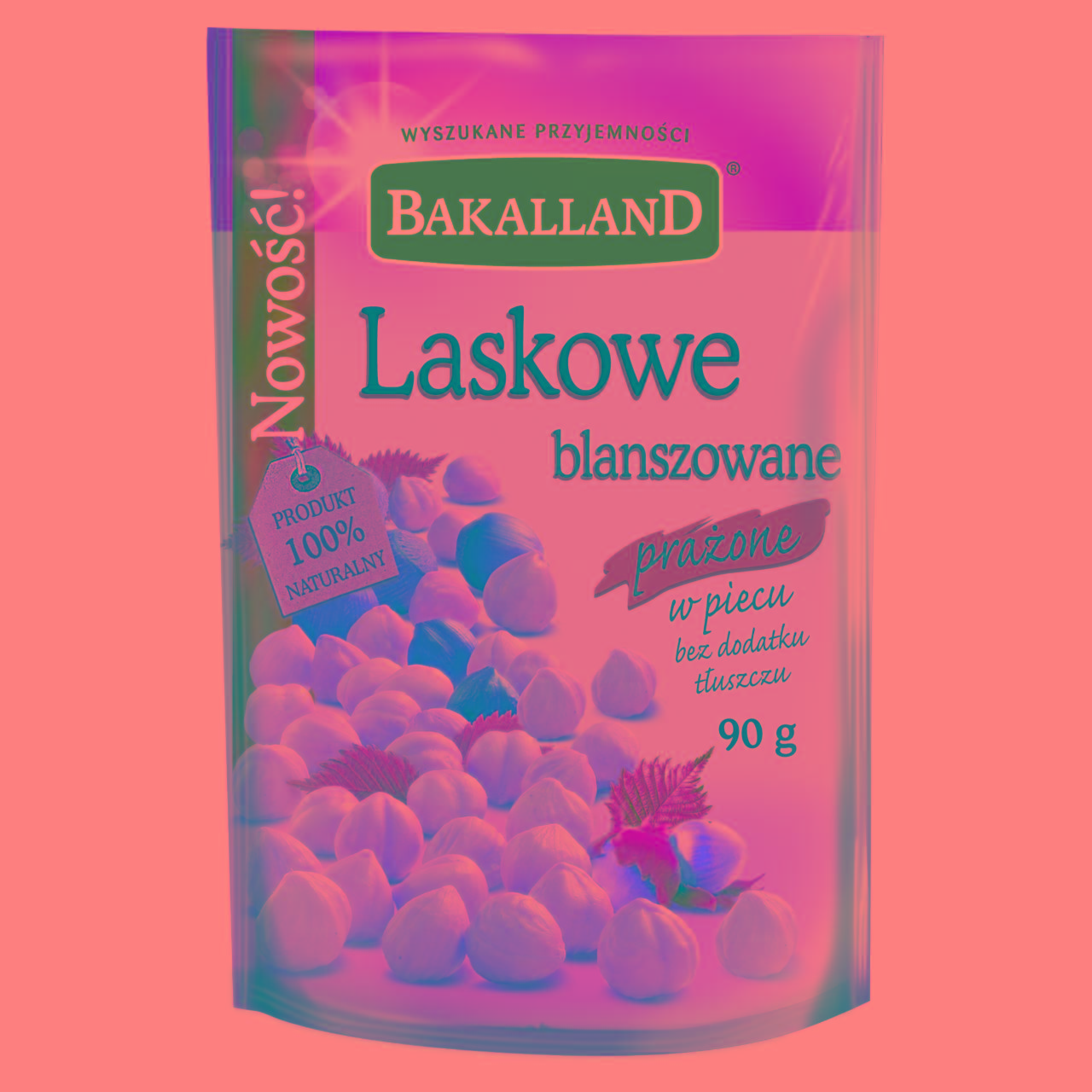 Zdjęcia - Bakalland Orzechy laskowe blanszowane prażone 90 g