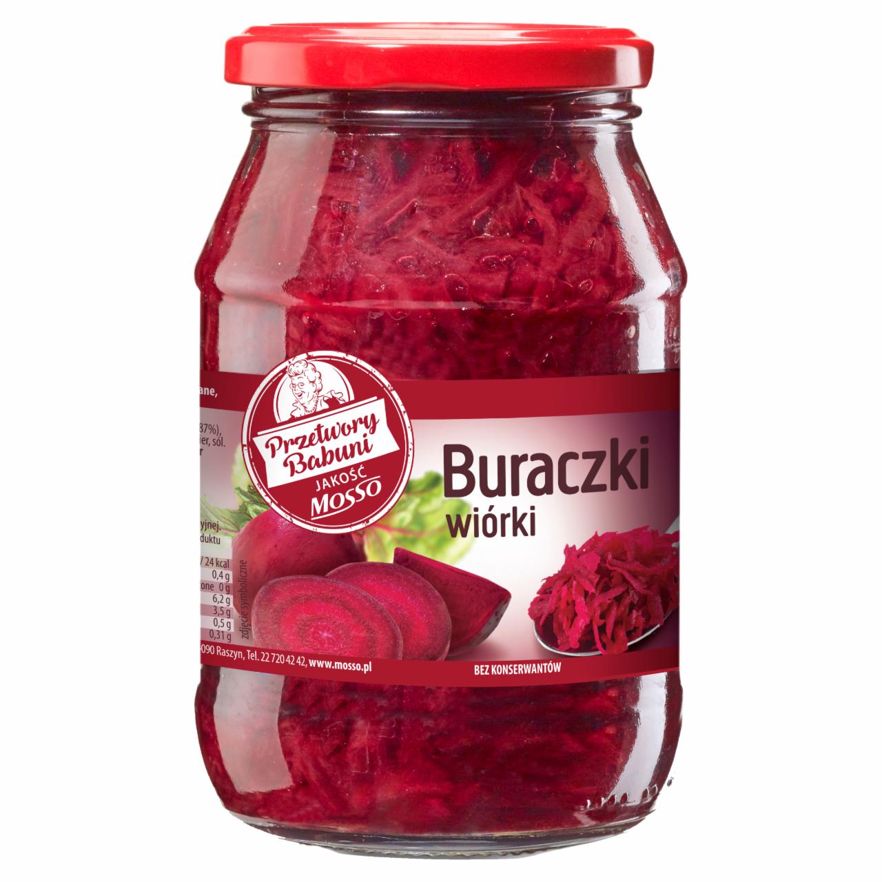 Zdjęcia - Mosso Buraczki wiórki 460 g