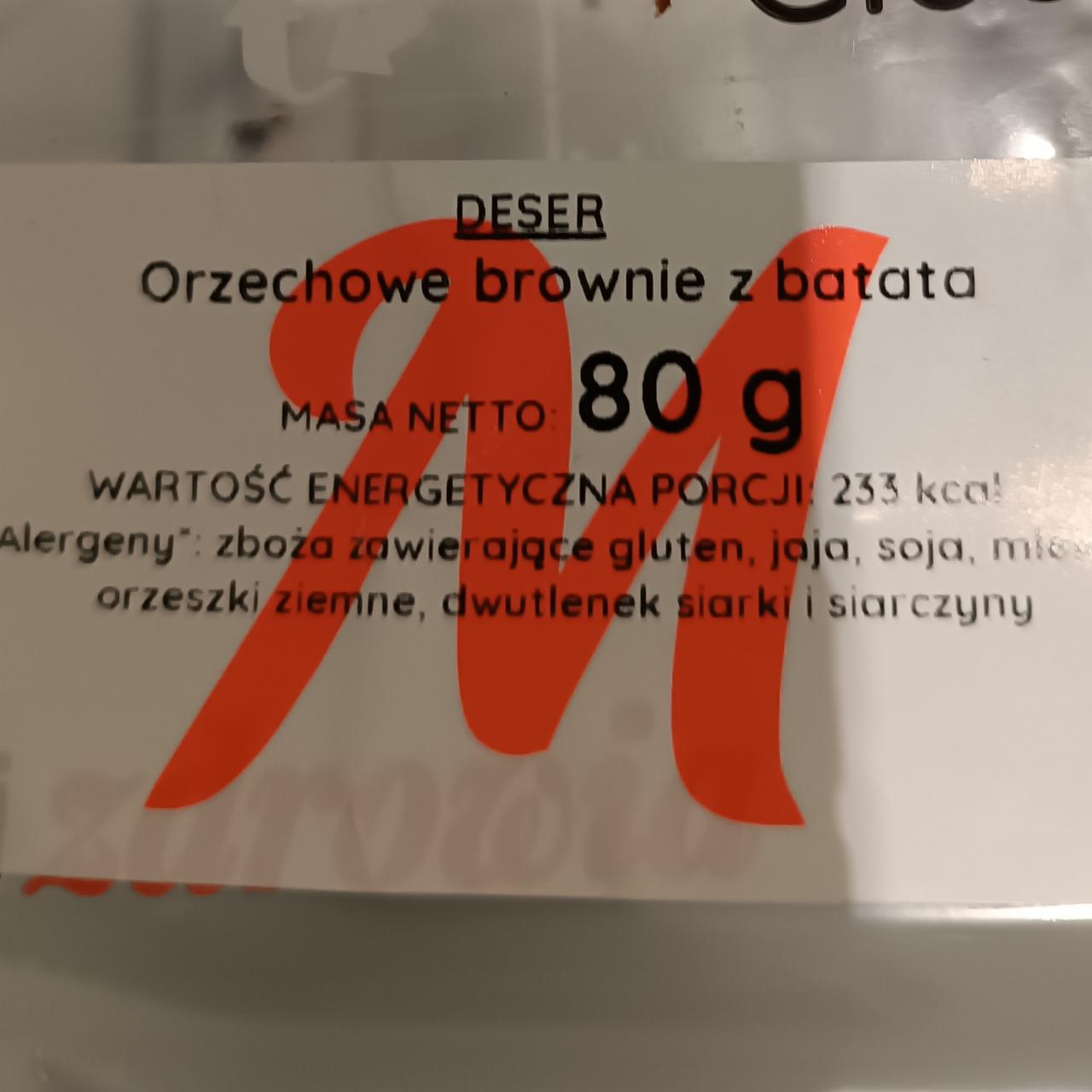 Zdjęcia - Orzechowe brownie z batata