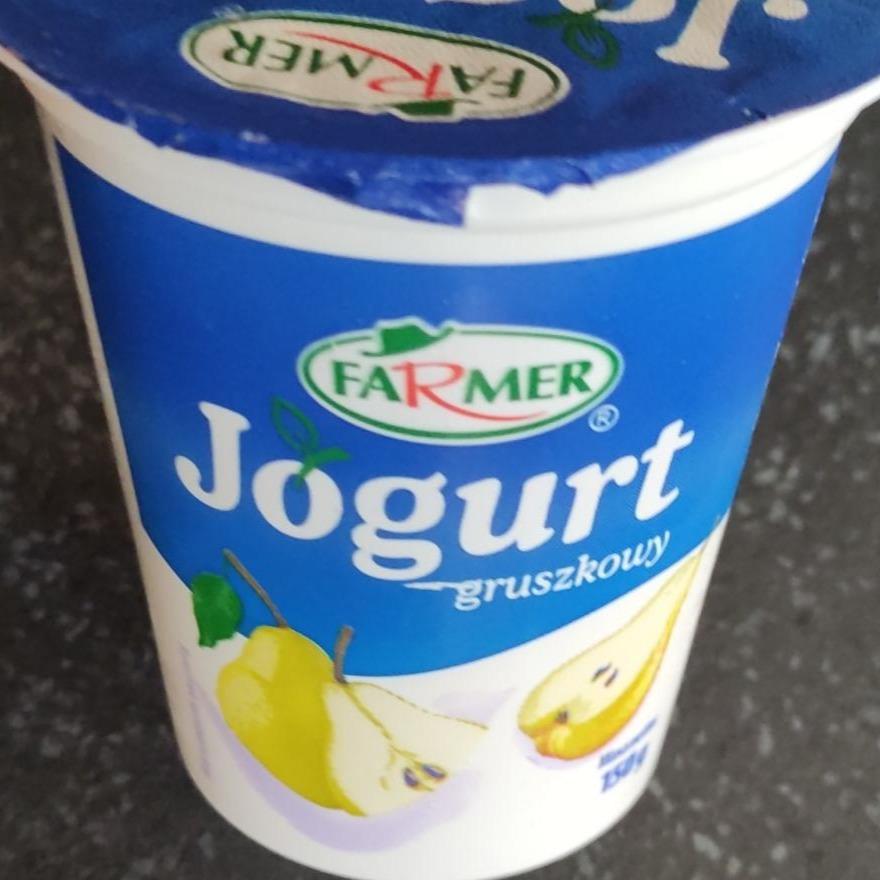 Zdjęcia - Jogurt gruszkowy Farmer