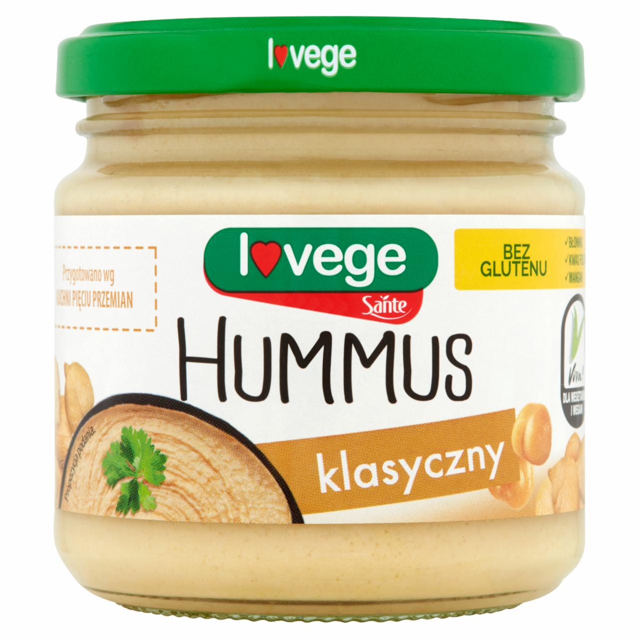 Zdjęcia - Sante Hummus klasyczny 180 g