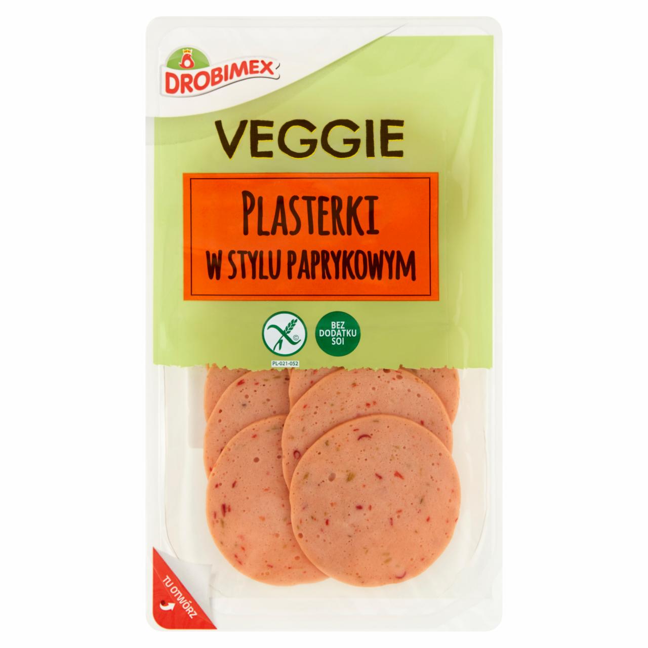 Zdjęcia - Drobimex Veggie Plasterki w stylu paprykowym 80 g