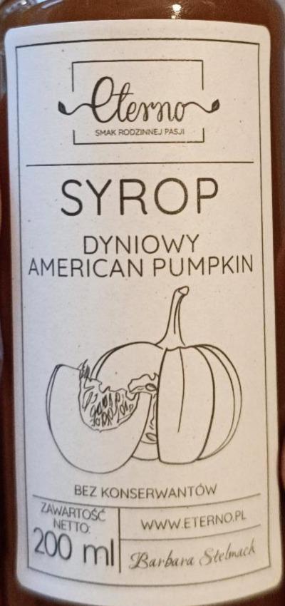 Zdjęcia - Syrop dyniowy American pumpkin Eterno