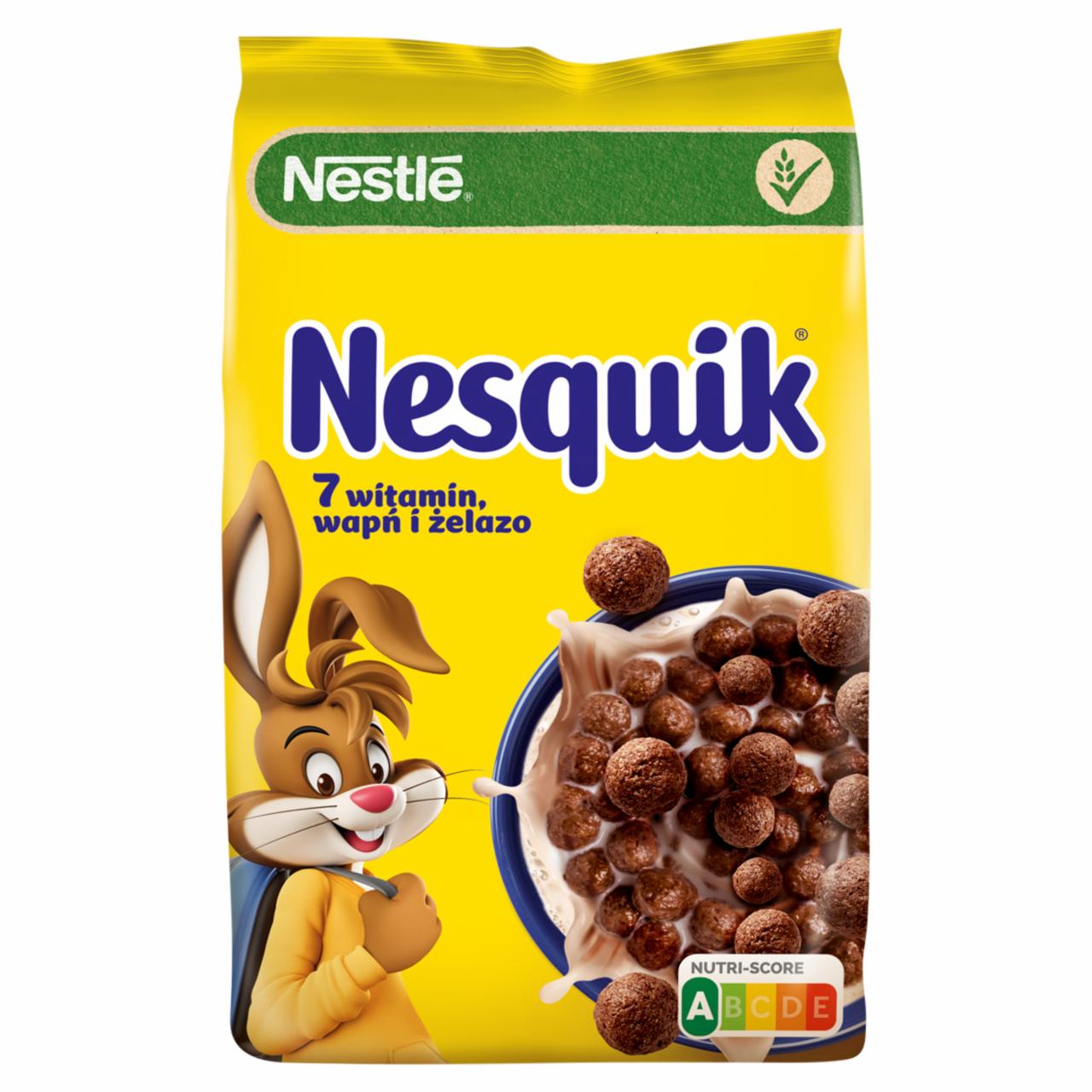 Zdjęcia - Nestlé Nesquik Zbożowe kuleczki o smaku czekoladowym 450 g