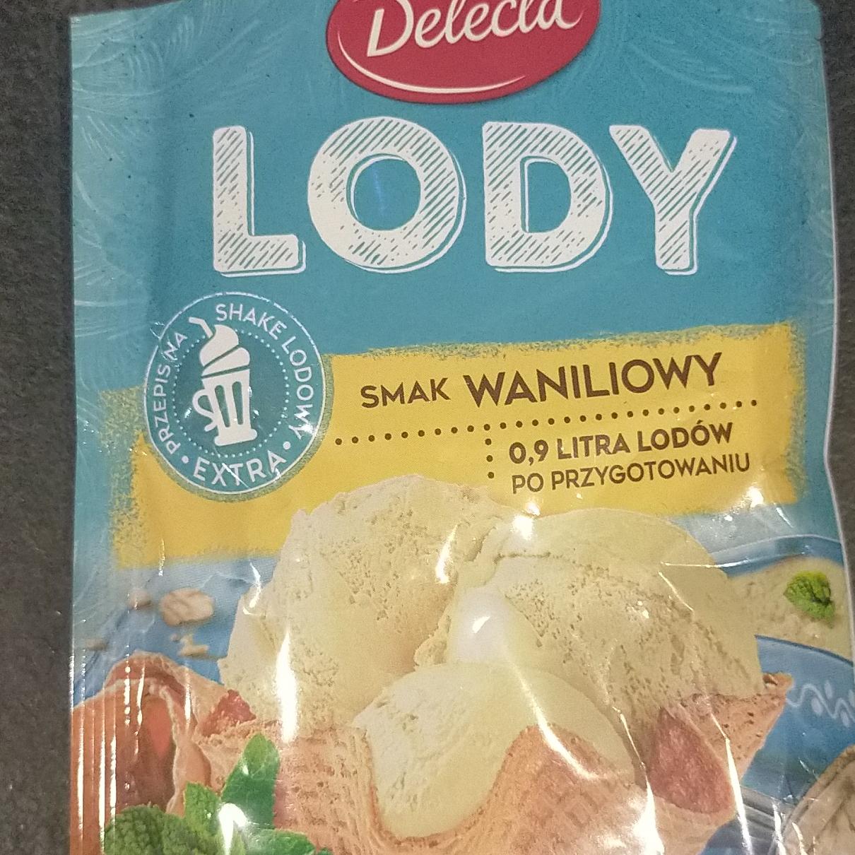 Zdjęcia - Lody smak waniliowy Delecta