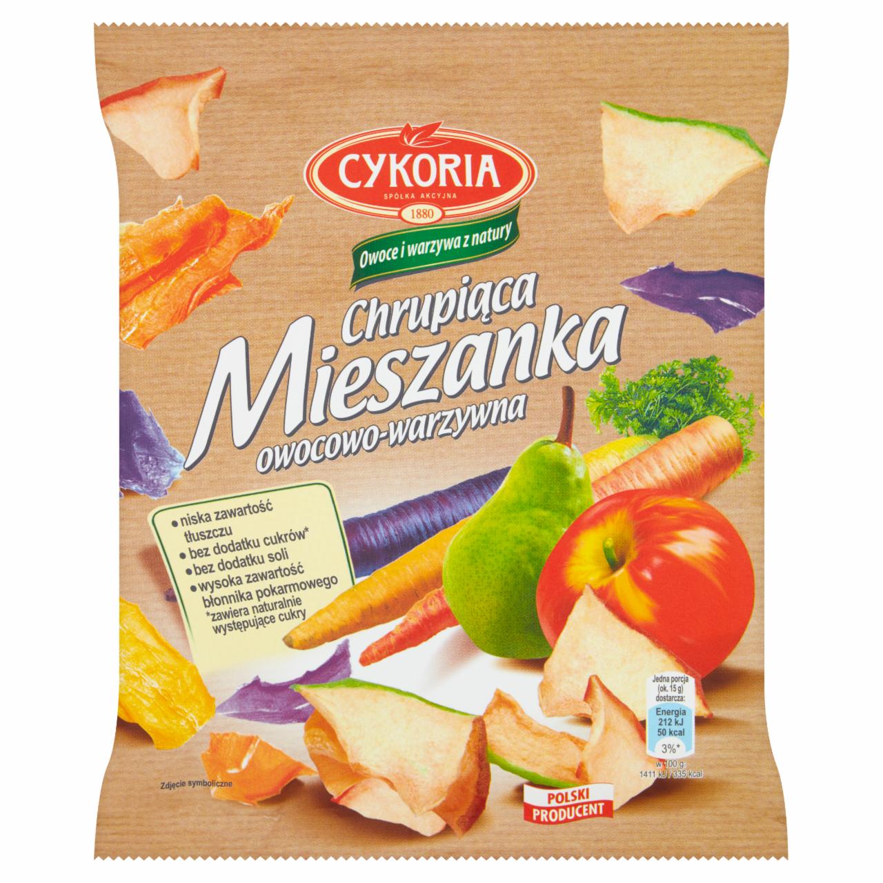 Zdjęcia - Cykoria Chrupiąca mieszanka owocowo-warzywna 30 g