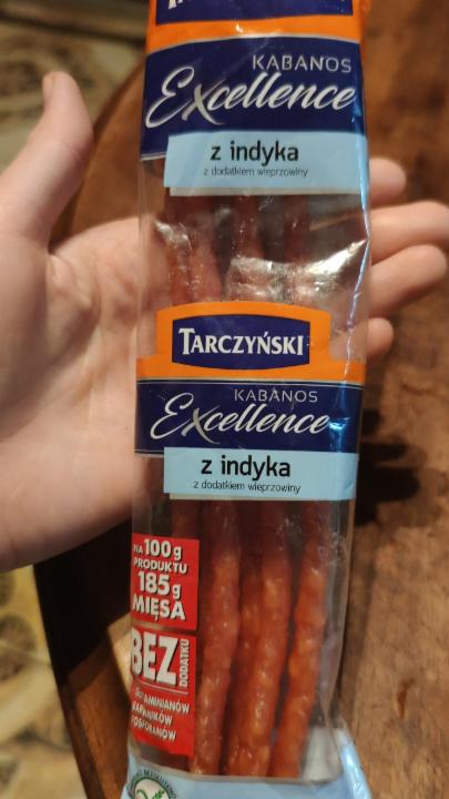 Zdjęcia - Kabanos excellence z indyka z dodatkiem wieprzowiny Tarczyński