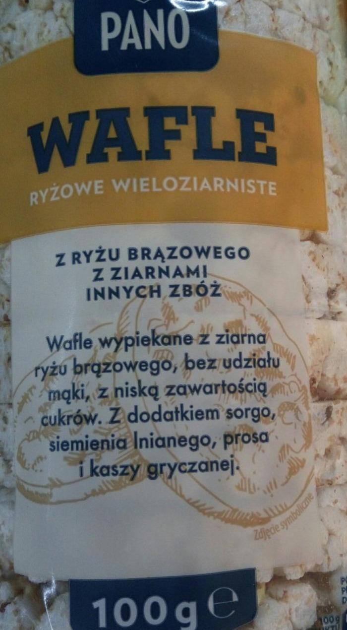 Zdjęcia - Wafle ryżowe wieloziarniste z ryżu brązowego z ziarnami innych zbóż Pano