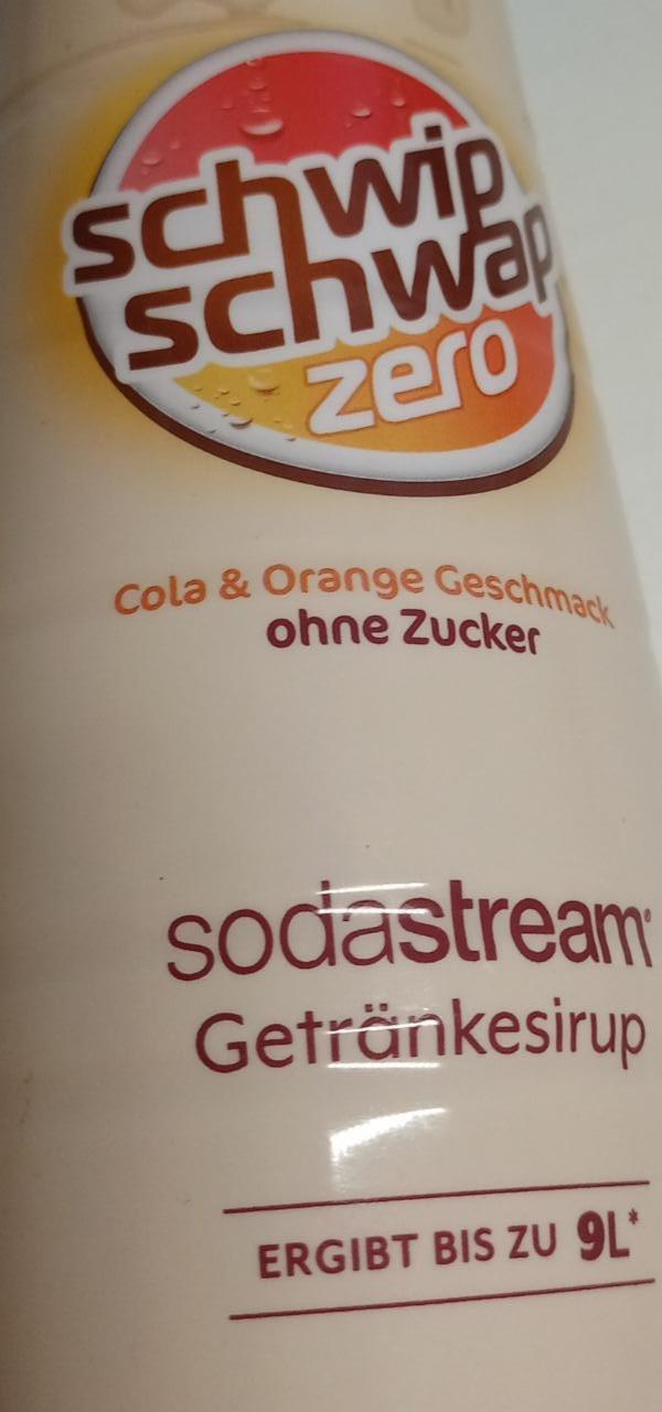 Zdjęcia - Schwip schwap zero Cola Orange Sodastream